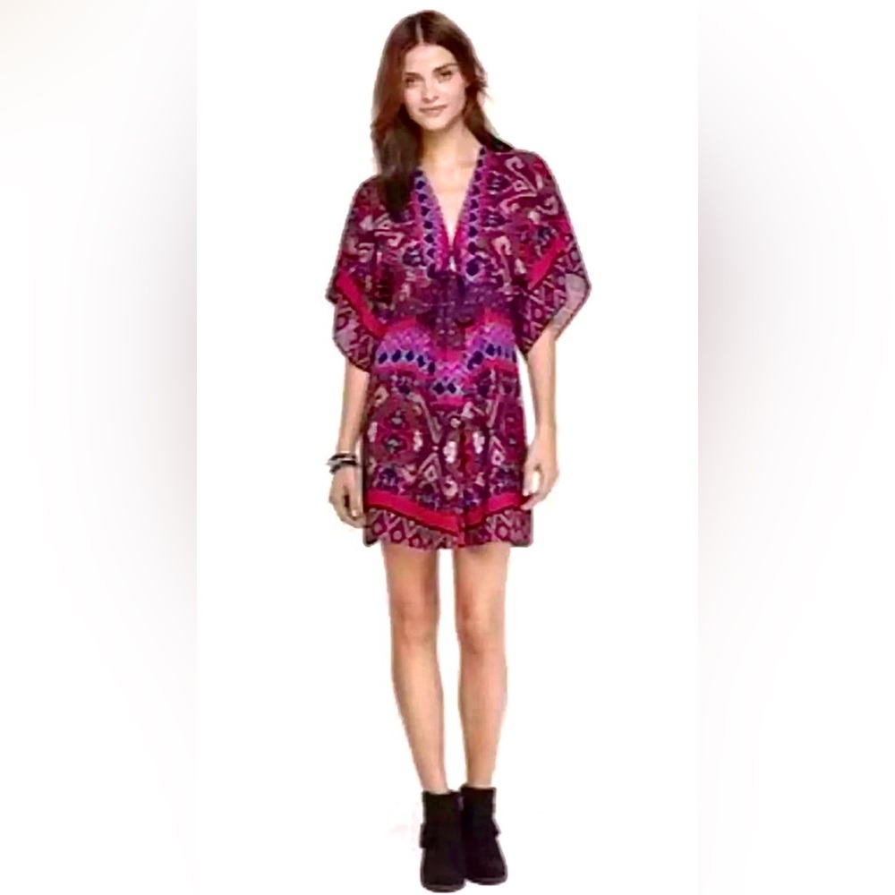 Express Kimono Style Printed Dress